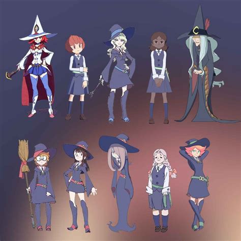 Exploring the role of the supporting characters in Little Witch Academia
